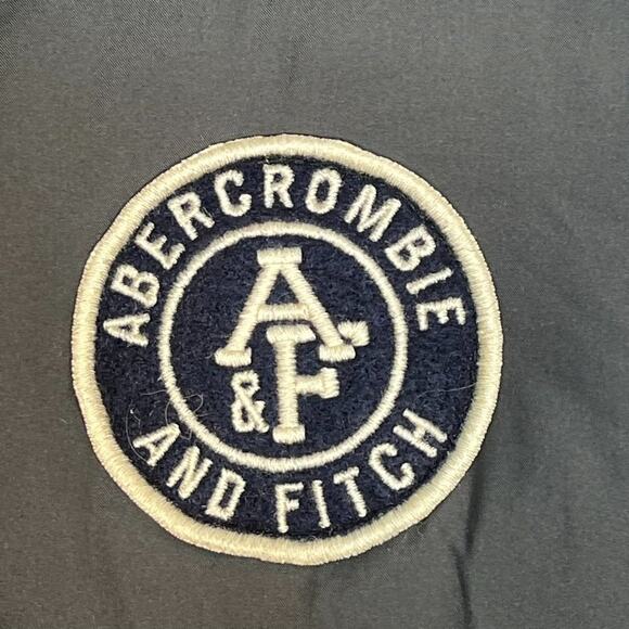 Abercrombie & Fitch Insulated Dark Grey Puffer Vest Coat Jacket - Picture 5 of 16